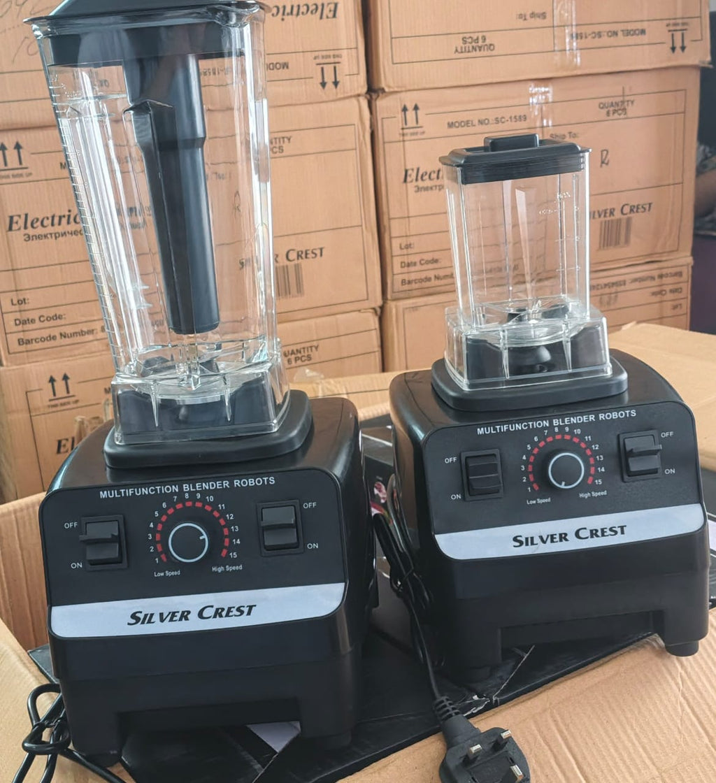 Silver Crest 2-in-1 Juicer Blender & Grinder – Powerful Kitchen Appliance