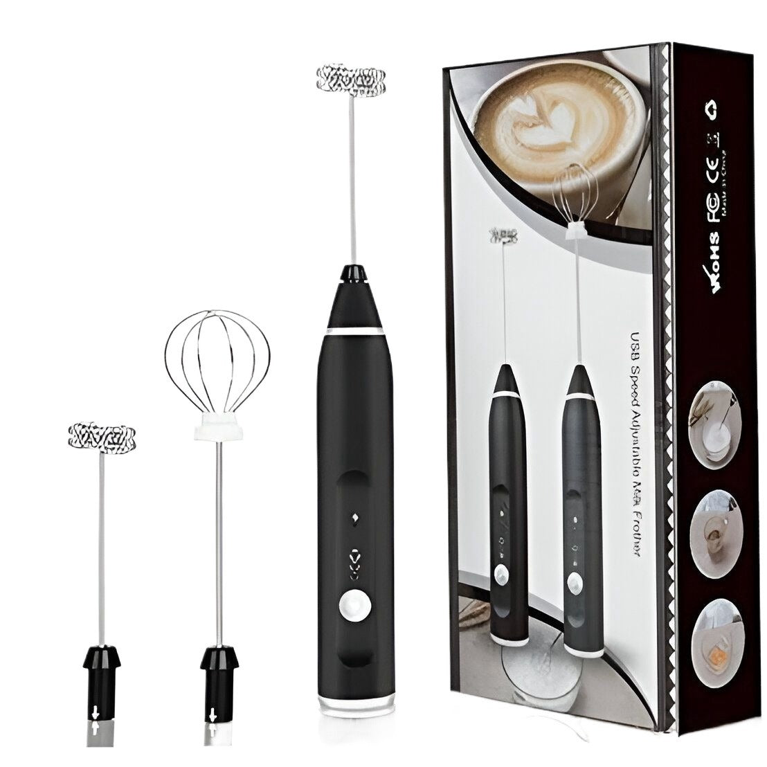 Rechargeable Coffee Beater & Milk Frother